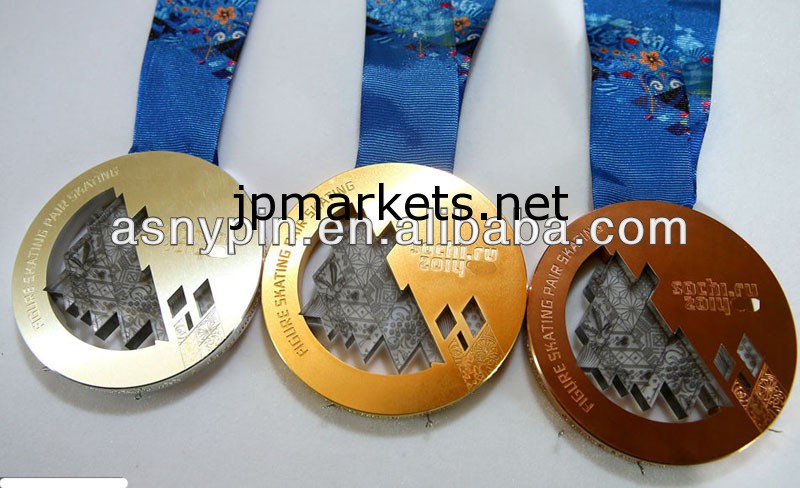 ロシア2014年冬季大会メダル授与されました、 メダリオン、 ゴールド、 銀、 銅問屋・仕入れ・卸・卸売り