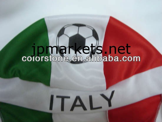 最新イタリアチームフラッグキャップヘッドネクタイ、 お土産帽子別の国スポーツファンのフラグヘッドネクタイスカーフ、 プロモーションギフトキャップ問屋・仕入れ・卸・卸売り