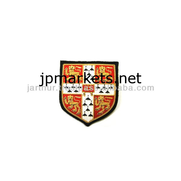 ケンブリッジ大学の金塊のバッジ刺繍問屋・仕入れ・卸・卸売り