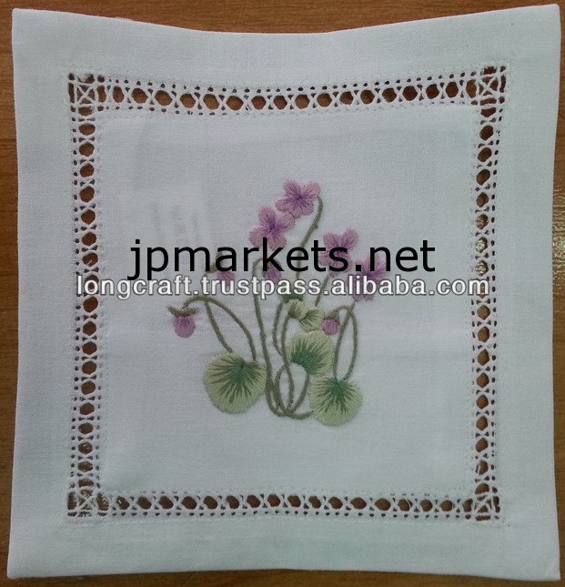 刺繍白い綿の手サシェの袋問屋・仕入れ・卸・卸売り