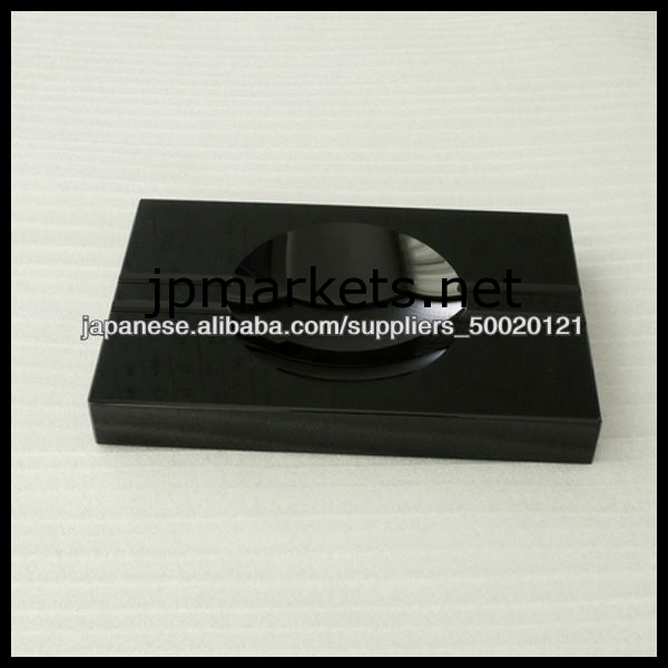 純粋な黒2013新しい正方形のクリスタル灰皿問屋・仕入れ・卸・卸売り