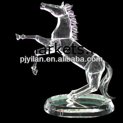 素敵なガラスクリスタル馬、 結晶の馬の工芸品ギフト、 結晶の馬の置物問屋・仕入れ・卸・卸売り