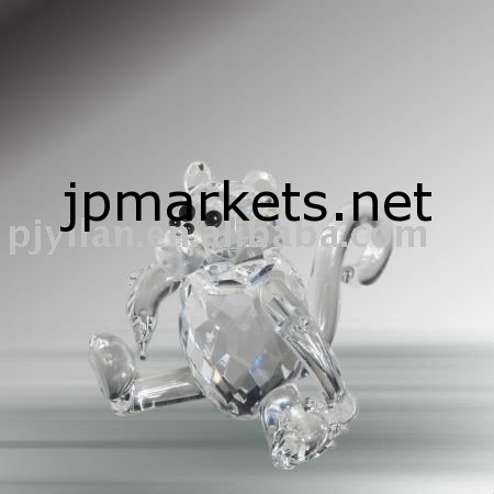 エレガントなクリスタルガラス猿置物動物の猿問屋・仕入れ・卸・卸売り