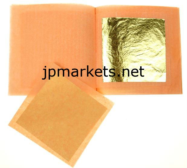 熱い!! 5シート50x50mm Booklet*Edible 24ctの金ぱく問屋・仕入れ・卸・卸売り