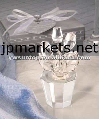 サテンのギフト用の箱の結婚式の好意の水晶植木鉢問屋・仕入れ・卸・卸売り