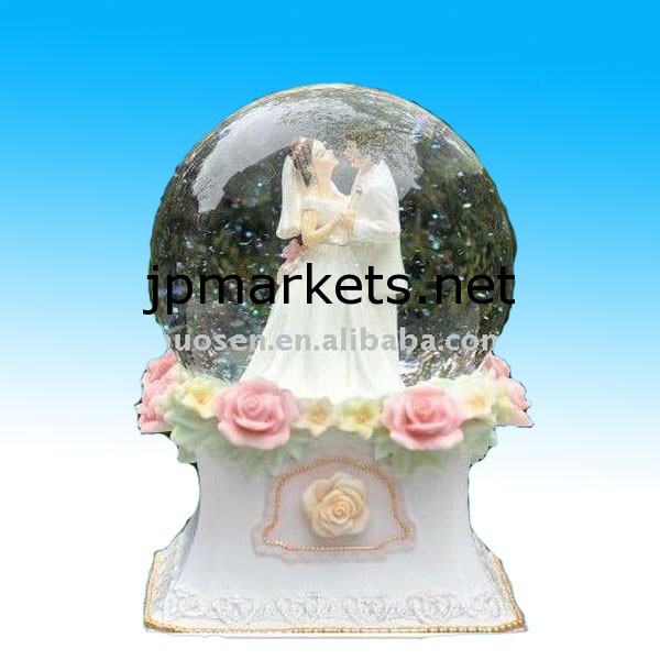 Hotsaleの樹脂の結婚式のsnowglobe、結婚式の記念品問屋・仕入れ・卸・卸売り