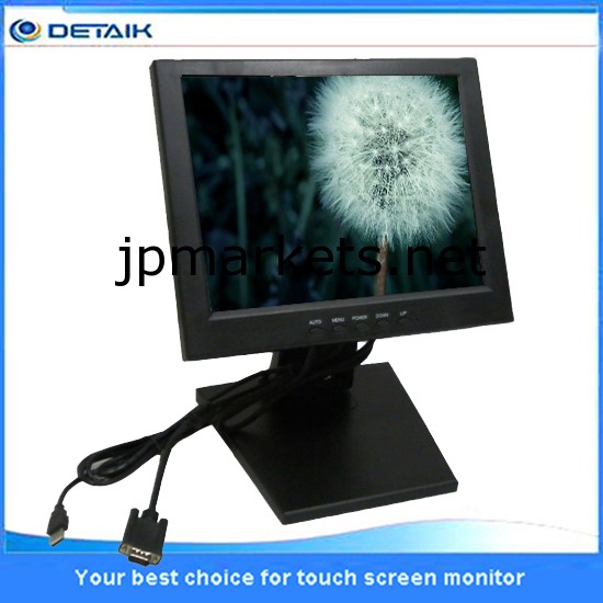 detaik12インチのタッチスクリーンledモニタmonitorposタッチvga5線抵抗膜方式タッチモニター問屋・仕入れ・卸・卸売り