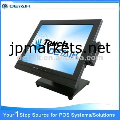 工場15インチposlcdタッチスクリーンモニターと統合された金属製のスタンド付きusbカードリーダーmsrタッチモニター問屋・仕入れ・卸・卸売り