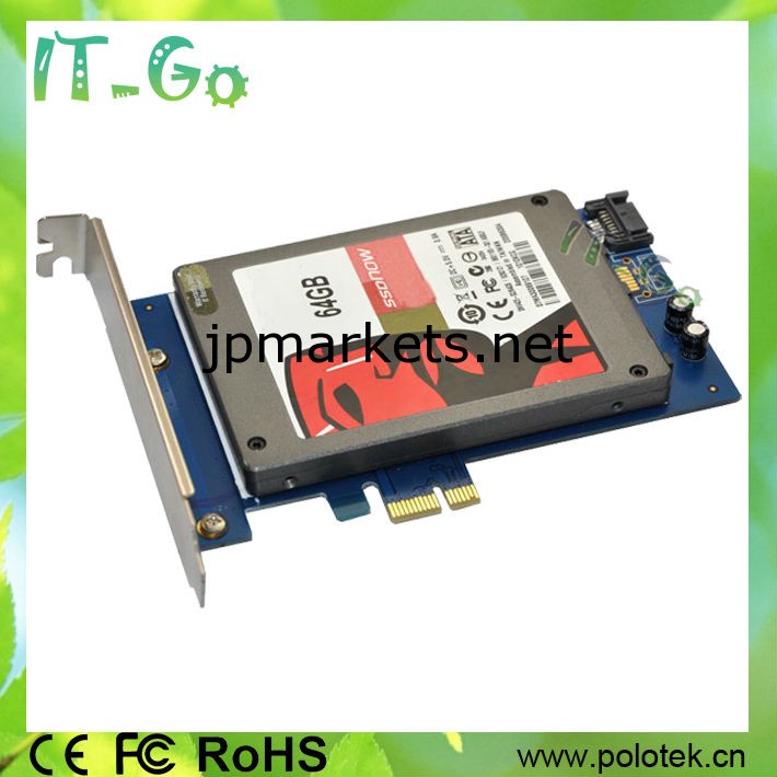 III PCIe増設2.5" SATA+SATA ポート ダブルSATAIII PCIeカード SATA 3.0 ｘ2 ポート 6Gb/s RAID HDD+SSD問屋・仕入れ・卸・卸売り