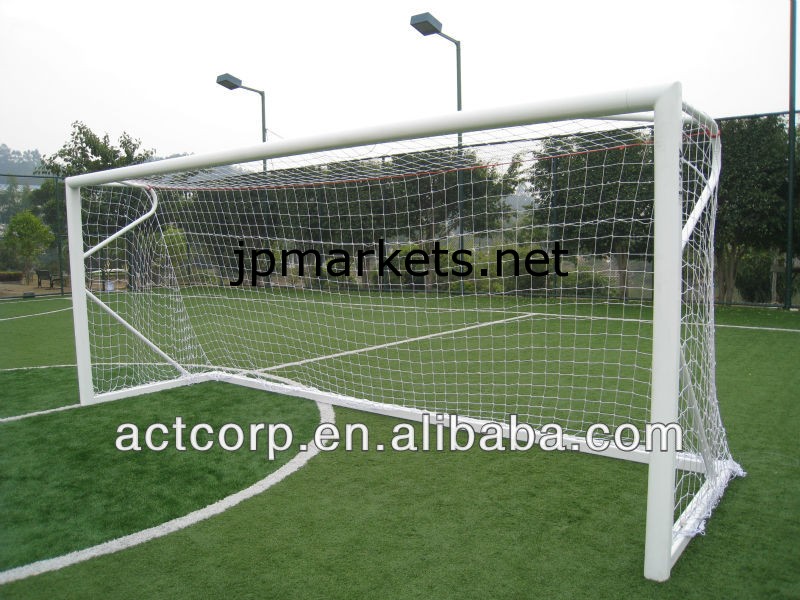プロのフルサイズの自立型アルミサッカーゴール、 耐久性のあるlym-732b11人のためのサッカーのゴール問屋・仕入れ・卸・卸売り