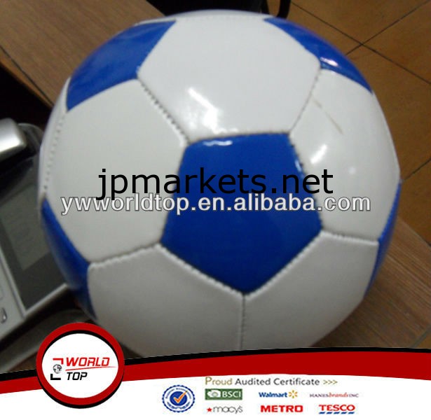 プロモーションサッカーボール、 塩化ビニール製で、 エヴァ材料、 カスタマイズされたロゴ印刷は受け入れられてい問屋・仕入れ・卸・卸売り