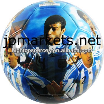 光沢のあるpvcカスタマイズされた写真の国際カントリーフラグサッカーボール/サッカー問屋・仕入れ・卸・卸売り