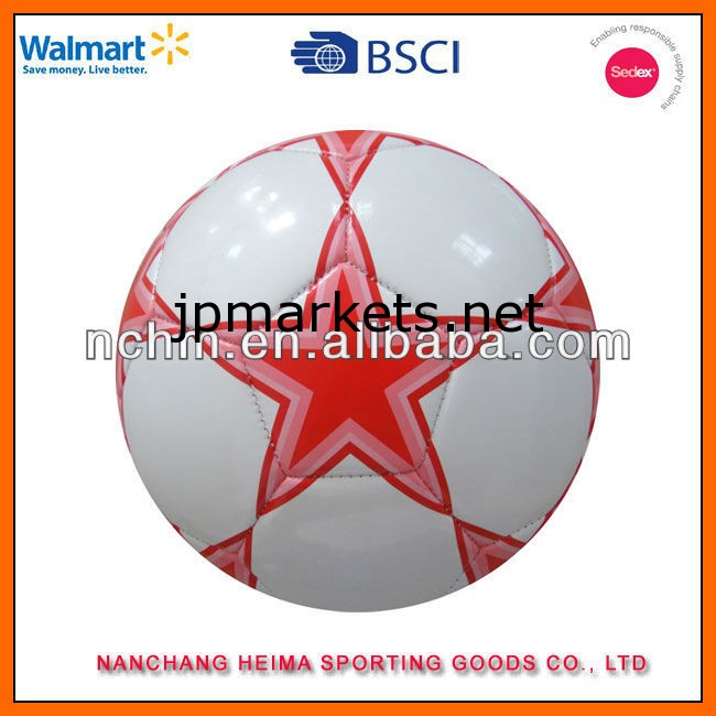 光沢のあるpuクラシックトレーニングとプロモーションサッカーボールサイズを持つ工場による5heimabscicetificate問屋・仕入れ・卸・卸売り