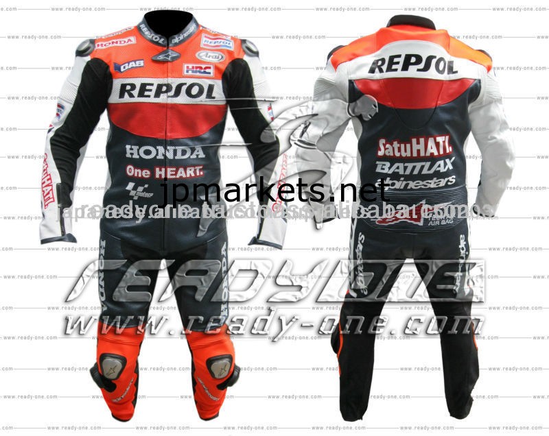 モーターバイクの革のスーツワンピース, カスタムメイドレザーレーシングスーツ問屋・仕入れ・卸・卸売り