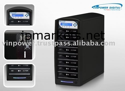 SharkBlu HDD: 8つの青光線/DVD/CD独立手動タワーの複写器問屋・仕入れ・卸・卸売り