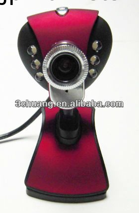 6つのLEDの軽いウェブ画像SC-836との熱い販売および格好良いPCのウェブカメラHD 300K 1.3M 2.0M 720Pおよび完全なhd 1080Pピクセルウェブ画像問屋・仕入れ・卸・卸売り