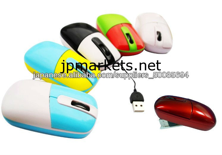 Hidden Retractable Cable Newest Optical Mouse minnie mouse問屋・仕入れ・卸・卸売り