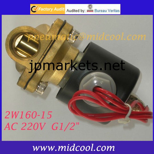 2W160-15 1/2 インチ 真鍮の水電磁弁12V問屋・仕入れ・卸・卸売り