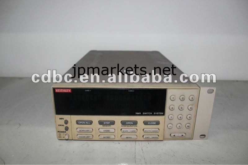 (1) 7037-Dカードが付いているKeithley 7001スイッチシステム、問屋・仕入れ・卸・卸売り