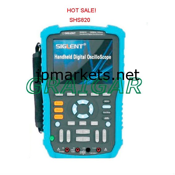 デジタルオシロスコープハンドヘルドsiglentshs820scopemeter2in1200mhzのマルチメータ500msa/s2チャネル32kpts問屋・仕入れ・卸・卸売り