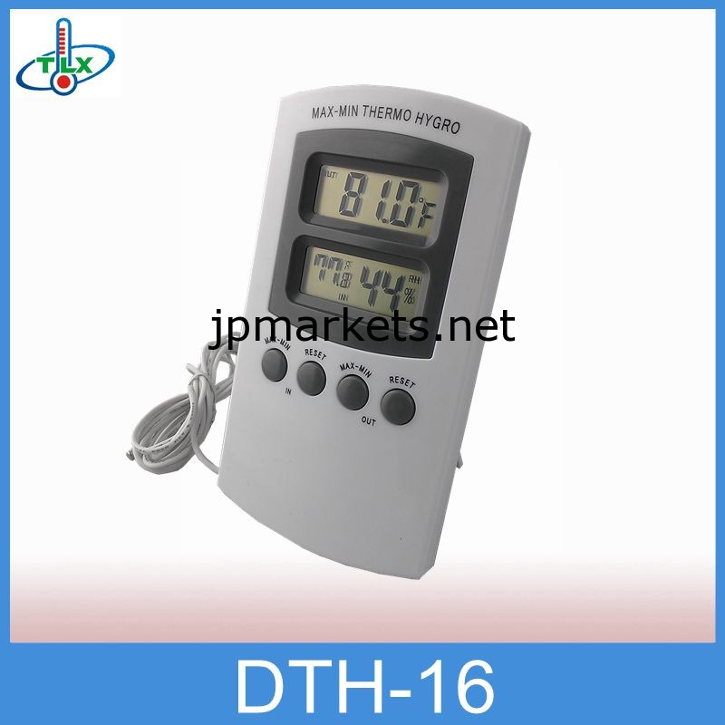 野菜の温室温度計/內部/外部センサー付き温湿度計 DTH-16問屋・仕入れ・卸・卸売り