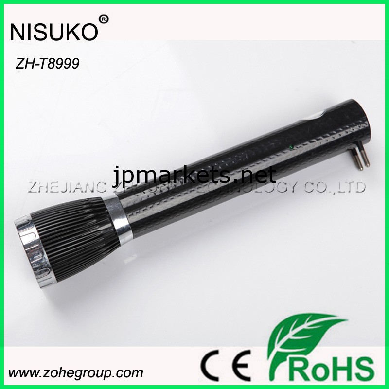 1w+1ledプラスチック懐中電灯充電式ledトーチライト問屋・仕入れ・卸・卸売り