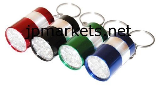 ミニ6白のled懐中電灯キーチェーン問屋・仕入れ・卸・卸売り
