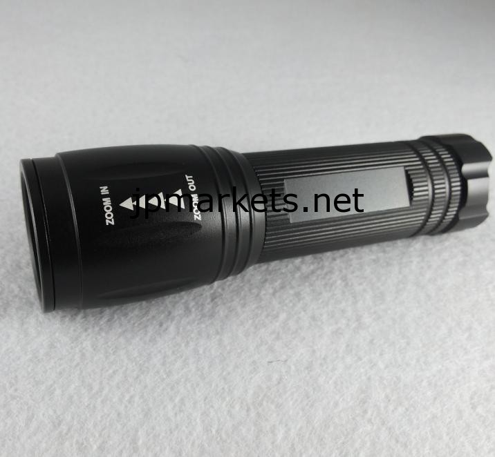 7w300lmミニクリー族led懐中電灯トーチランプ調節可能なフォーカスズームライト問屋・仕入れ・卸・卸売り