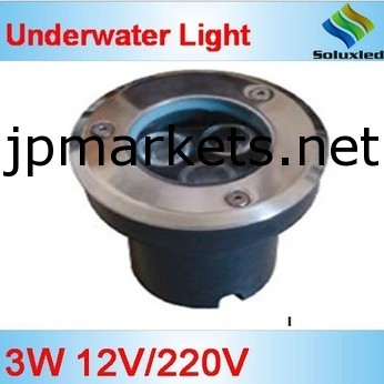 中国の製造元soluxledアルミ水中ライト3w12v/220vip68防水問屋・仕入れ・卸・卸売り