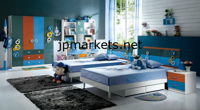 双子の寝室の家具セット#l106b少年愛らしい青少年の設定された子供家具ベッドルームキッズ家具問屋・仕入れ・卸・卸売り
