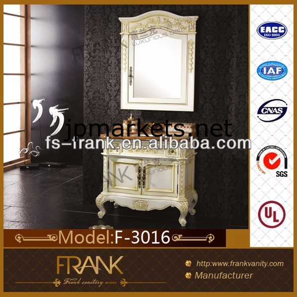 フランクホットの販売シンクの豪華な古典的なバスルームの家具、 38インチの洗面化粧台、 f-3016中国の製造元問屋・仕入れ・卸・卸売り