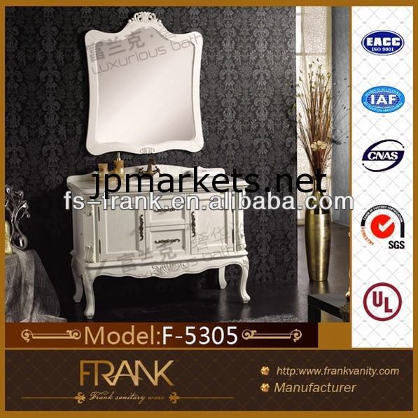 フランクメーカー47- インチ固体木製のモダンなヨーロピアンスタイルの洗面化粧台f-5305問屋・仕入れ・卸・卸売り