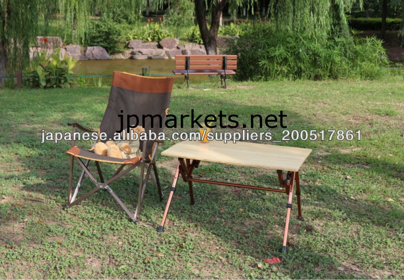 Folding bamboo camping table Height adjustable outdoor bamboo table PCT337問屋・仕入れ・卸・卸売り