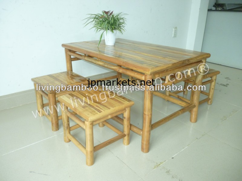 ローテーブル竹の庭の家具セット問屋・仕入れ・卸・卸売り