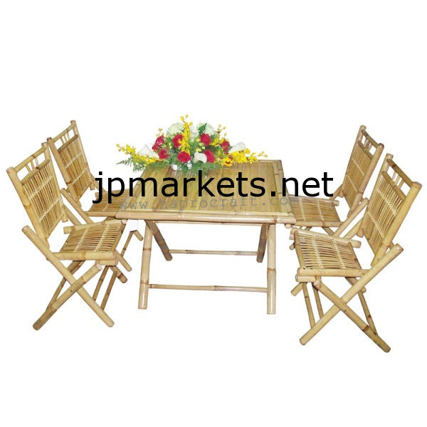 竹のテーブル・チェア( gt774- gt775a)問屋・仕入れ・卸・卸売り