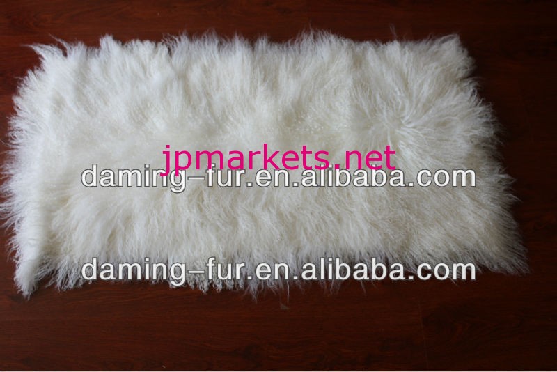 最高品質の長い髪チベット羊の毛皮の毛皮プレートベッドスローの毛皮の毛布問屋・仕入れ・卸・卸売り