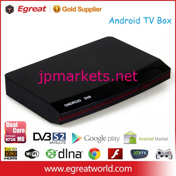 Dvbs2u6stbiptvアンドロイドテレビボックスegreatamlogicgoogleam8726デュアルコア4.2ミニpc外付けhddlnahdメディアプレーヤー問屋・仕入れ・卸・卸売り