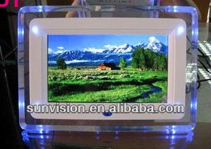 7インチアクリルledライト多機能デジタルフォトフレーム問屋・仕入れ・卸・卸売り