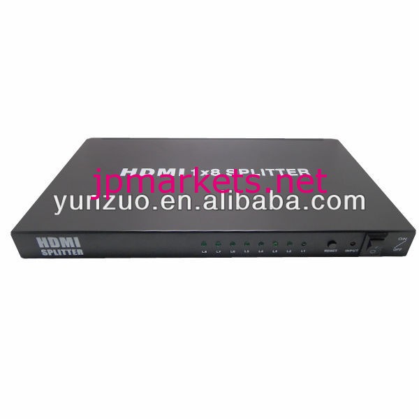 Hdmiスプリッタ1x8サポート3d1.31.41080pフルhdhdmi問屋・仕入れ・卸・卸売り