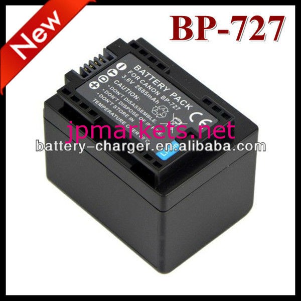 完全に2014年bp-727bp727デコードされたデジタルビデオカメラバッテリーキヤノン用問屋・仕入れ・卸・卸売り