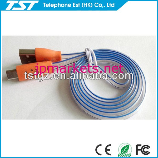 ファッションマイクロ201320awg-28awgledライト付きusbケーブル問屋・仕入れ・卸・卸売り