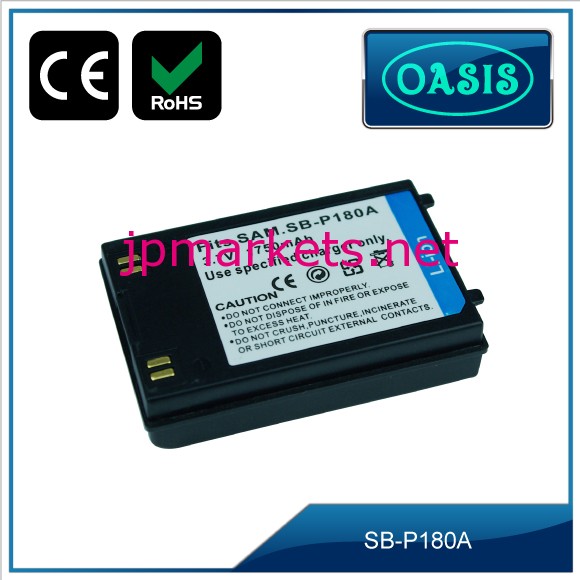 過充電防止1750mah SP180Aカメラバッテリー(samsung用)＆交換バッテリー＆セル問屋・仕入れ・卸・卸売り