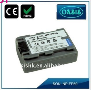 750MAH NP-FP50カメラバッテリー(sony用)&交換バッテリー＆セル問屋・仕入れ・卸・卸売り
