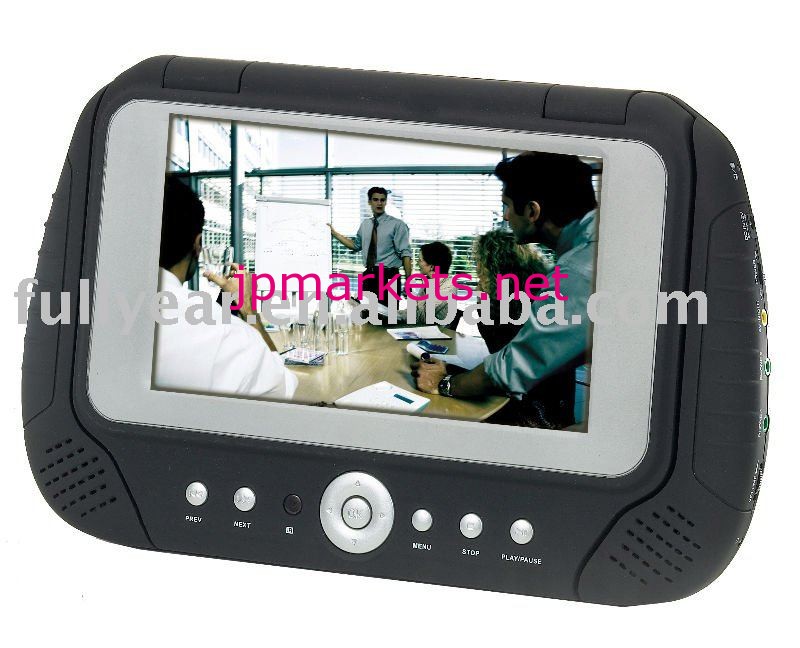 7インチ携帯用LCD TFT DVDプレイヤー(車のDVDプレイヤー) (PDV-1720)問屋・仕入れ・卸・卸売り