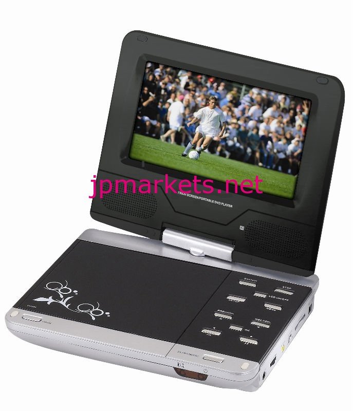 7インチ携帯用LCD TFT DVDプレイヤーの旋回装置スクリーン(SPDV-1750)問屋・仕入れ・卸・卸売り