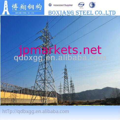 110kv/132kv/220kv/400kv/500kvの単一の回路/double回路送電線亜鉛メッキ角塔問屋・仕入れ・卸・卸売り