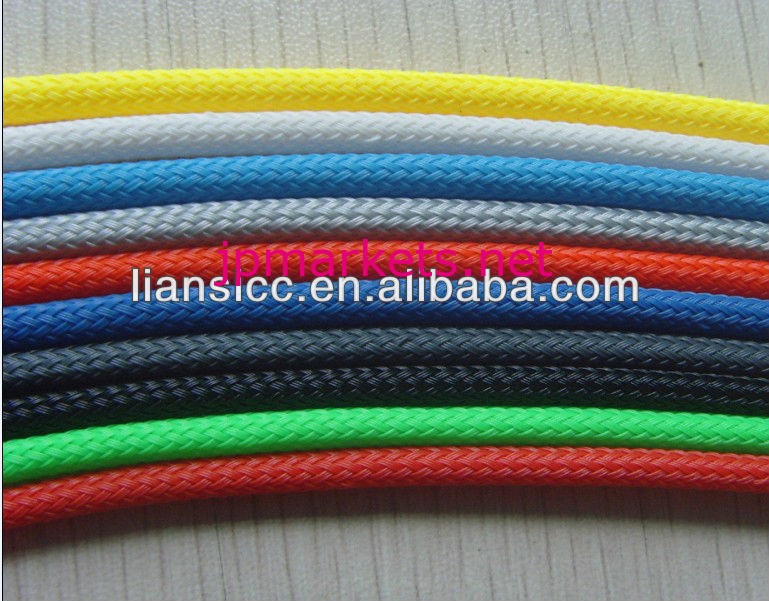 PET High density multi-colored braided mesh cable sleeveing問屋・仕入れ・卸・卸売り