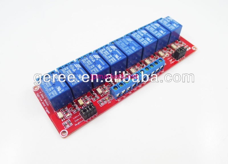 フォトカプラh/lレベルtrigerarduino用dc12v8- チャネル8チャンネルのリレーモジュール問屋・仕入れ・卸・卸売り