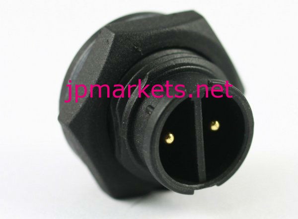 2pin IP68 screw type standard front panel mount with pin,10A electrical power watertight connector,Chogori Nylon connector問屋・仕入れ・卸・卸売り