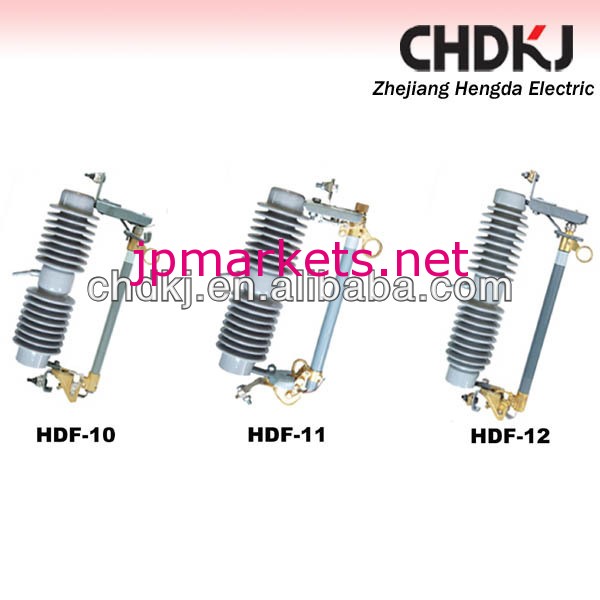高圧排除のドロップアウトのヒューズの排気切替器HDF-06 12-15KV/磁器の家の製陶術問屋・仕入れ・卸・卸売り